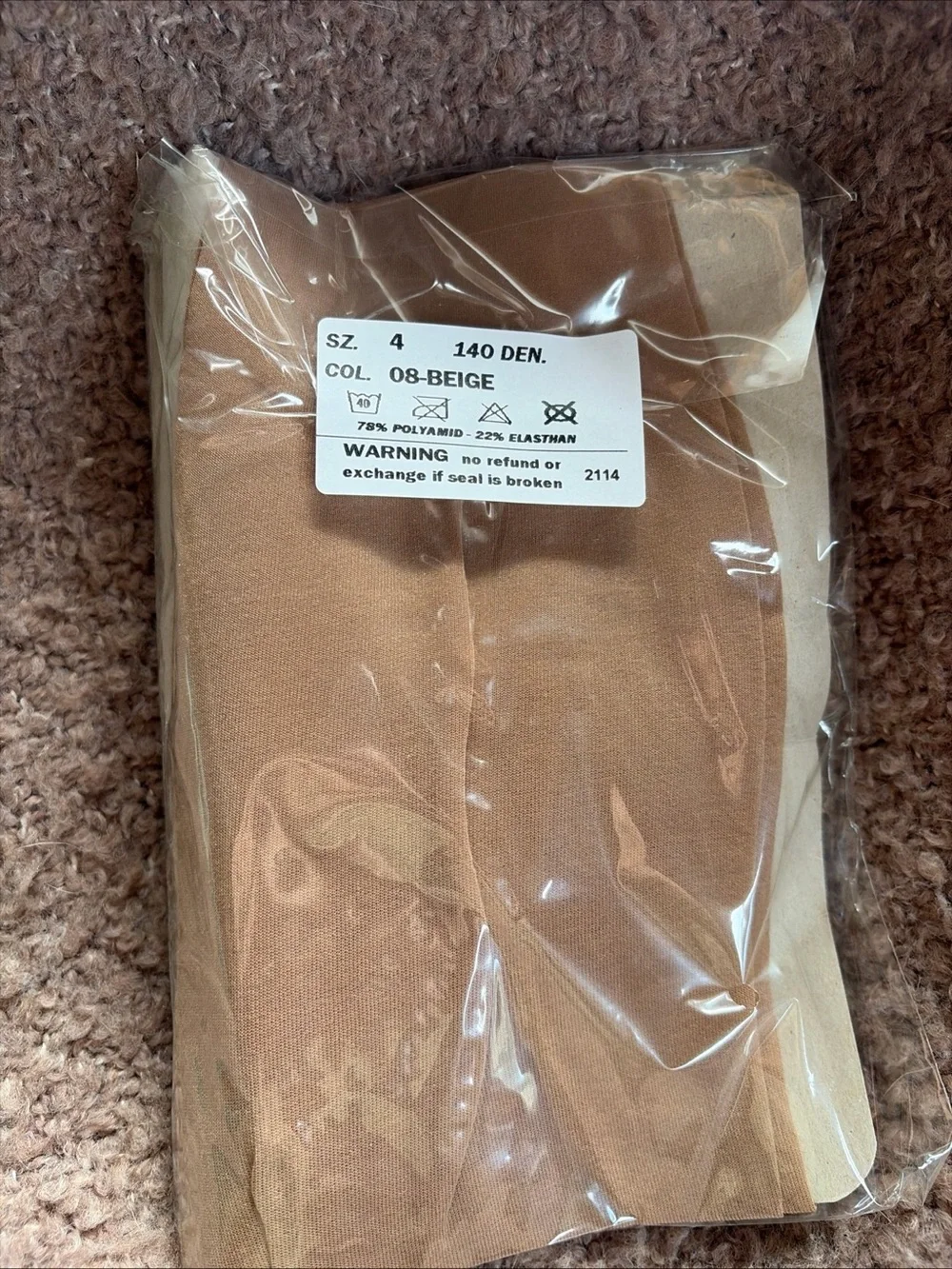 Juzo Attractive OTC 140 Denier Thigh High 15-20 mmHg Compression Stockings Sz 4